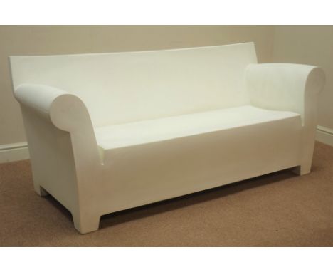 Philippe Starck for Kartell - 'Bubble Club' white plastic sofa, W188cm, H77cm, D70cm Condition Report Click here for further 