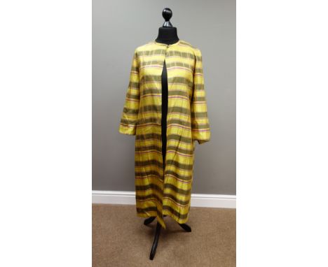 Vintage Jean Muir 100% silk full length jacket, size 14  Condition Report Click here for further images, condition, auction t