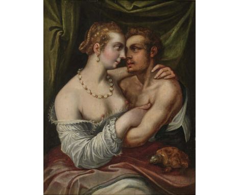 Hendrick Goltzius1558 Mühlbrecht (Venlo) - 1617 Haarlem, NachfolgeDas Gefühl - Der GeschmackZwei Gemälde. Öl auf Holz. 65,5 /