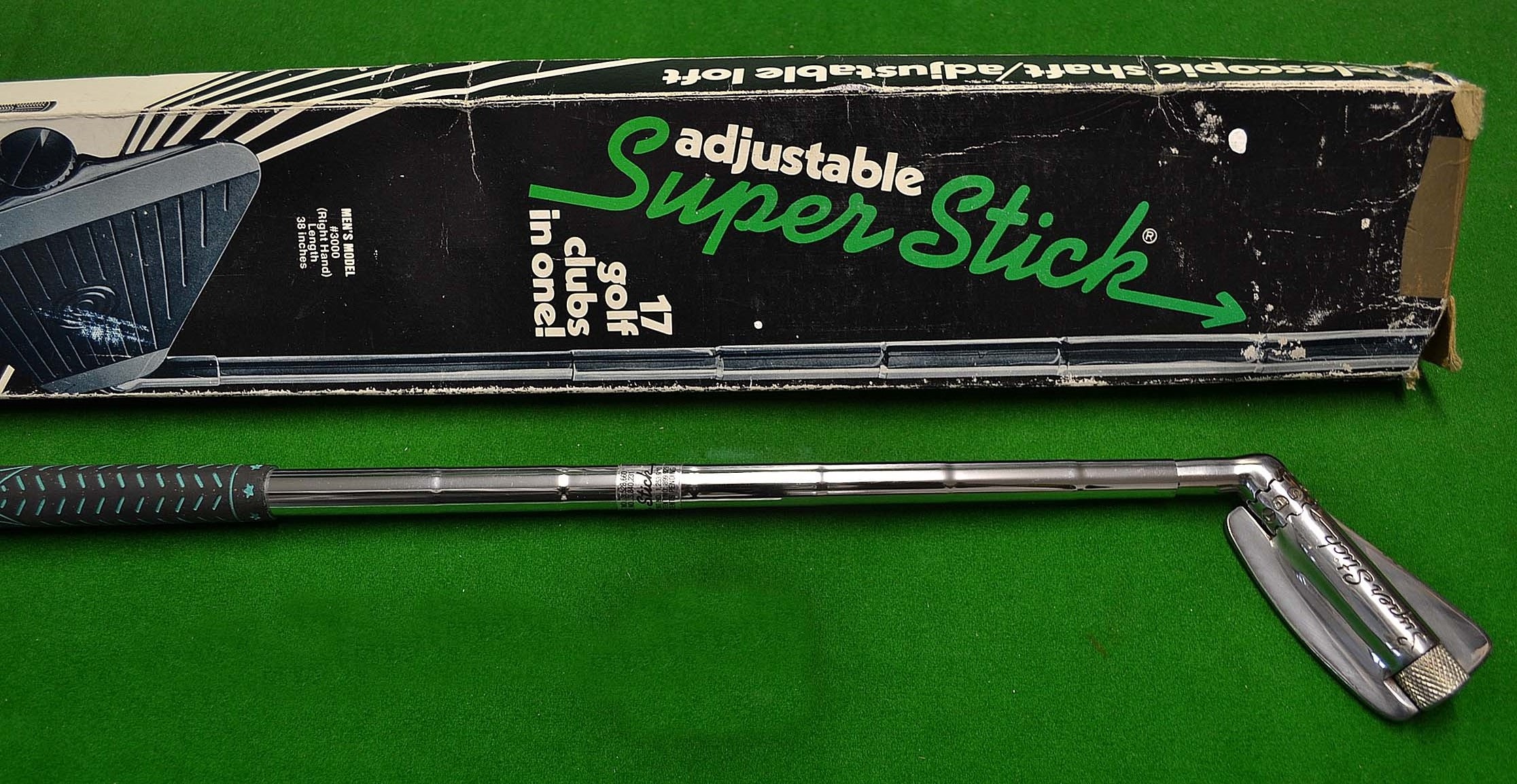 Fine Super Stick Patent adjustable golf club iron fitted with a True ...