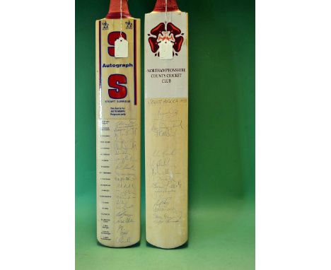 2x South Africa Cricket team signed bats from 1994 and 1998 - to incl 1994 first South Africa tour to England after the endin