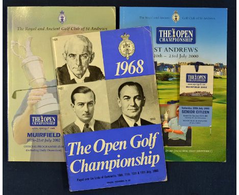 1968 Open Golf Championship official programme  - played at Carnoustie and won by Gary Player for the first of his 3 Open Vic