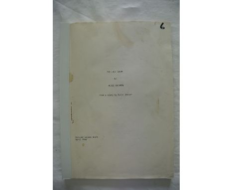 An original script from the Inspector Morse TV series from a story by Colin Dexter - The Last Enemy by Peter Buckman, revised