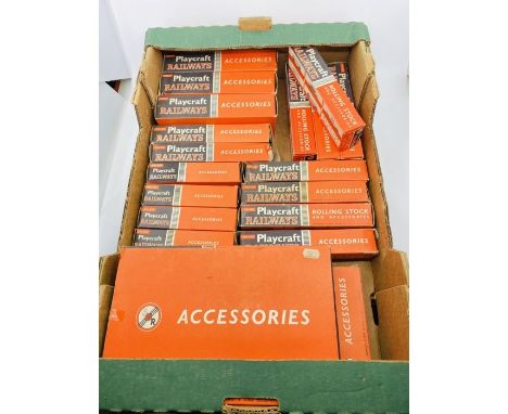 A collection of Playcraft 'OO/HO' Scale rolling stock and accessories - All boxed 1x tray (20)