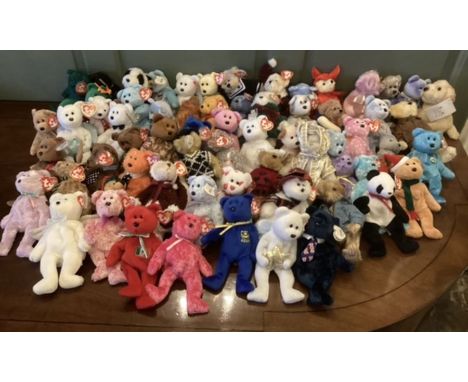 TY beanie baby doll toys vintage bears-a very Large collection of bears to included including Mother , Osito , Herald and smi