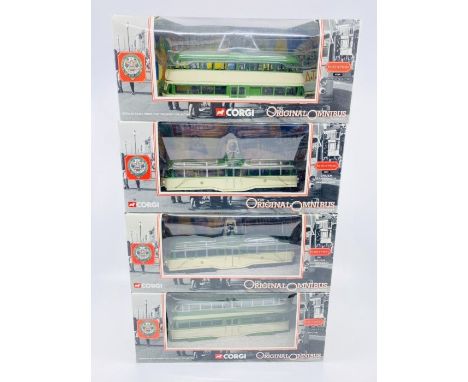 Corgi Original Omnibus 1/76 Scale 'Blackpool Trams' - Boxed (4)&nbsp;