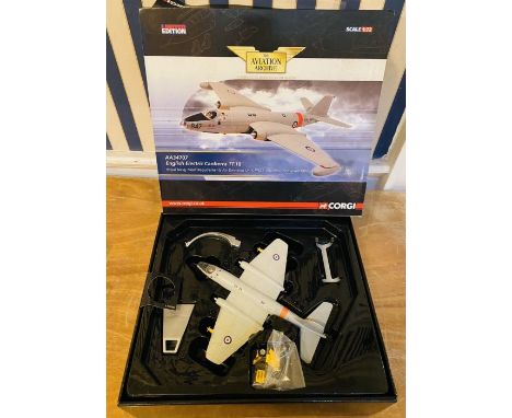 Corgi Aviation 1:72 Scale AA34707 Electric Canberra - Boxed - Model has been previously displayed, contents unchecked.