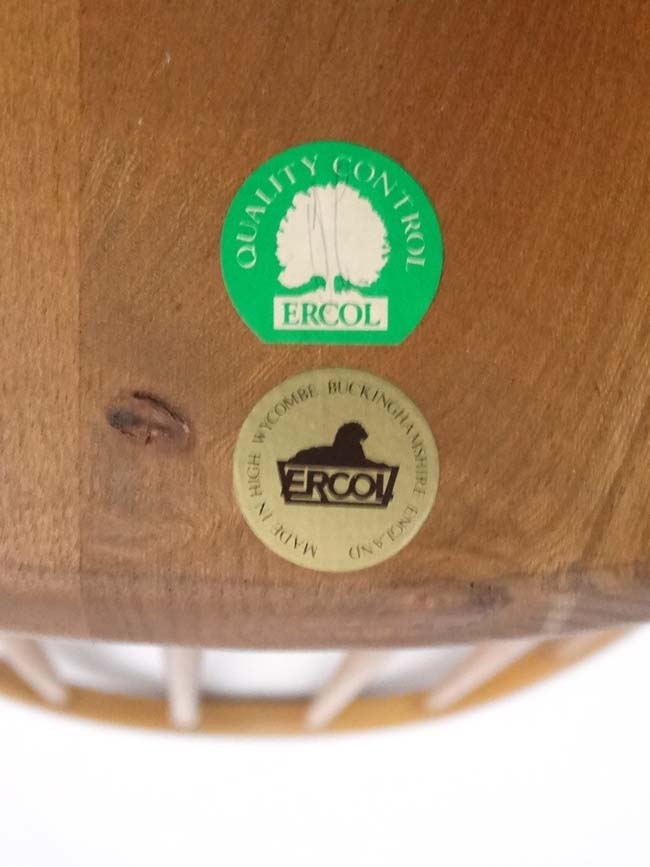 Vintage Retro A British Ercol Gold label set of four (2+2) Ercol