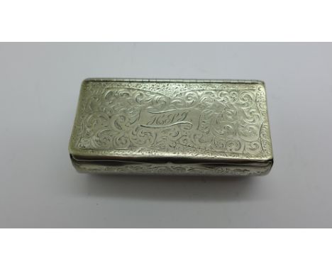 A 19th Century snuff box