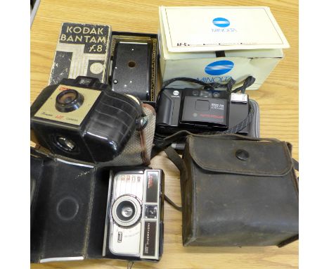 Cameras including Kodak Bantam f8 and other Kodak