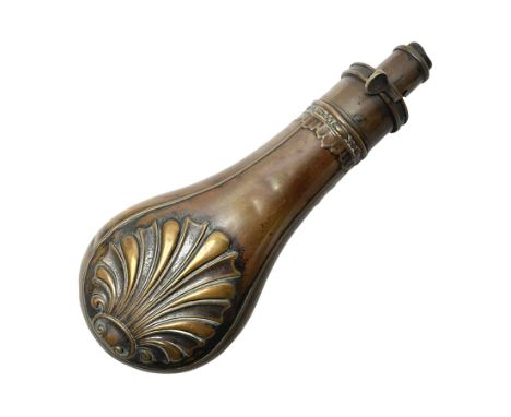 Large brass military shell case. 38cm high approx. (B.P. 21% + VAT)