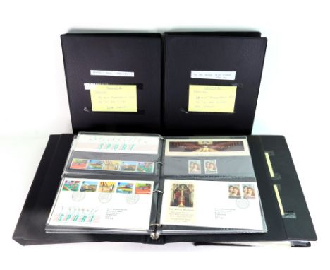 Great Britain, a collection of presentation packs of stamps and a range of first day covers mainly 1970's and 1980's issues i