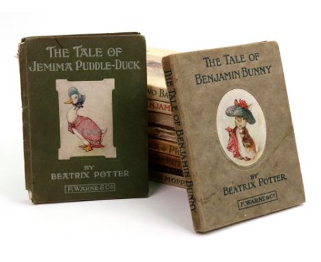 POTTER (Beatrix), The Tale of ......, 8 volumes, including some first editions, and The Story of ...., 2 volumes, (w.a.f.) (1