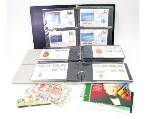 Concorde, collection of nineteen British Airways first flight covers, some signed, collection of Isle of Man first day covers