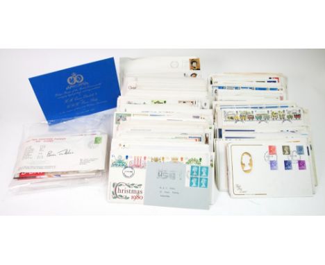 Great Britain, Elizabeth II, a large collection of first day covers, including five medallic covers, concorde covers, one sig
