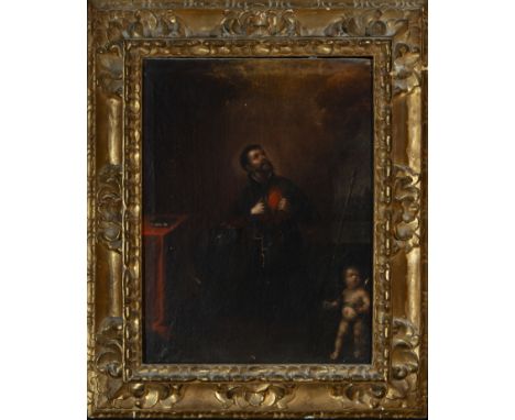 External frame measurements: 66 x 54, light measurements (canvas): 50 x 40 cm. Provenance: important Andalusian private colle