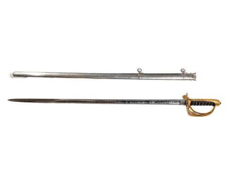 A fine presentation 1845 pattern Infantry officer's sword, blade 33", by "Hebbert &amp; Co, James St, Haymarket, London, SW",