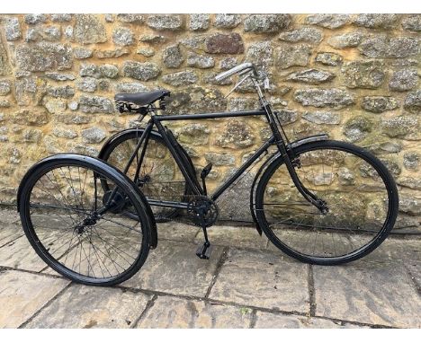 A James Cycle Co gentleman's vintage tricycle, probably circa 1915 