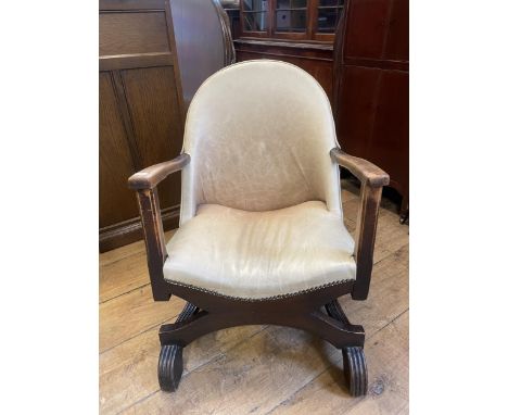 An Art Deco style armchair 