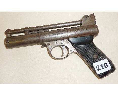 Webley Air Pistol Mark I (please note that we cannot arrange overseas shipping for this item)