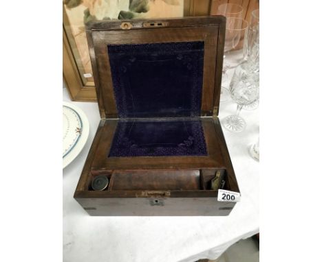 A vintage writing box.
