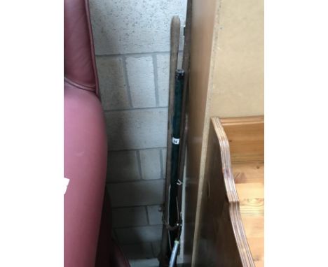 A quantity of garden tools.