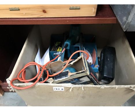 A quantity of electrical tools including drill, jig saw etc.,