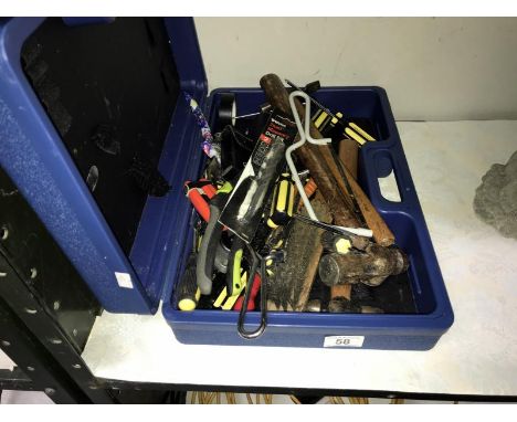 A case of assorted tools.