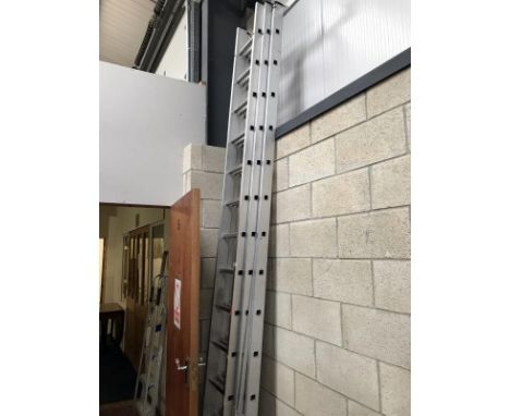A large aluminium ladder.