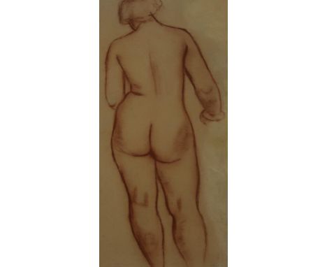 ATTRIBUTED TO BERNARD MENINSKY&nbsp; NUDE STUDY&nbsp; Pastel, indistinctly inscribed lower right, 55 x 58cm Condition Report: