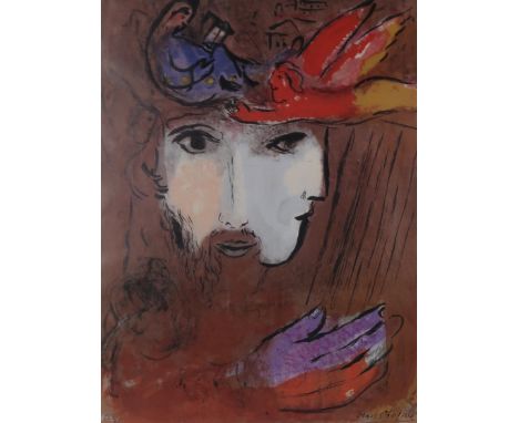 MARC CHAGALL FACSIMILIE PRINTS&nbsp; Print multiples, 47 x 36cm (2) Condition Report:Available upon request