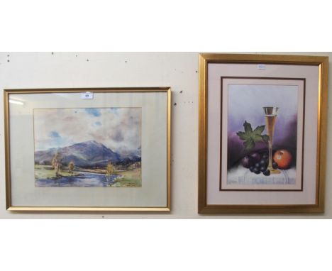 A framed print of a J.K. Maxton and another framed print of a J Weir (2) Condition Report:Available upon request