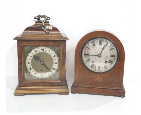 An Empire dome top mantle clock and another clock by Astral Condition Report:Available upon request