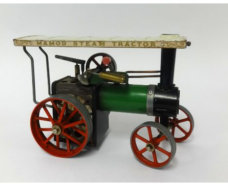 A Mamod traction engine.