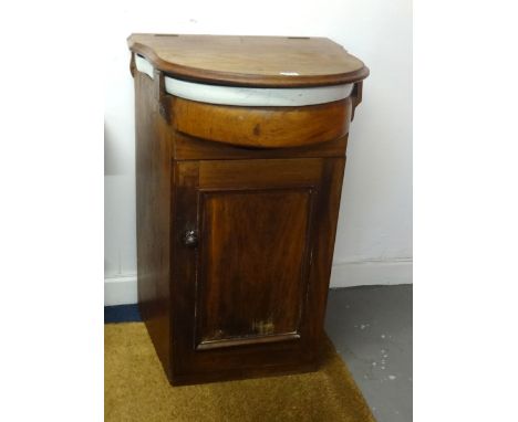 A ships mahogany wash basin.