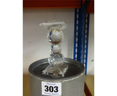 Swarovski, Candlestick, boxed.