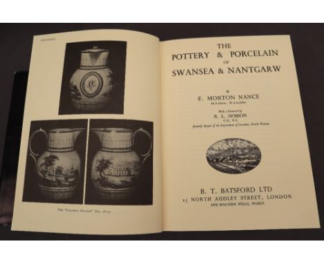 Morton Nance (E), The Pottery & Porcelain of Swansea & Nantgarw, facsimile copy