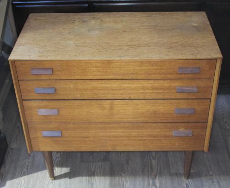 An early G-Plan light oak chest of drawers.  