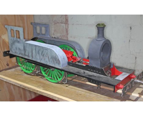 A part built 4 3/4" gauge live steam engine.  