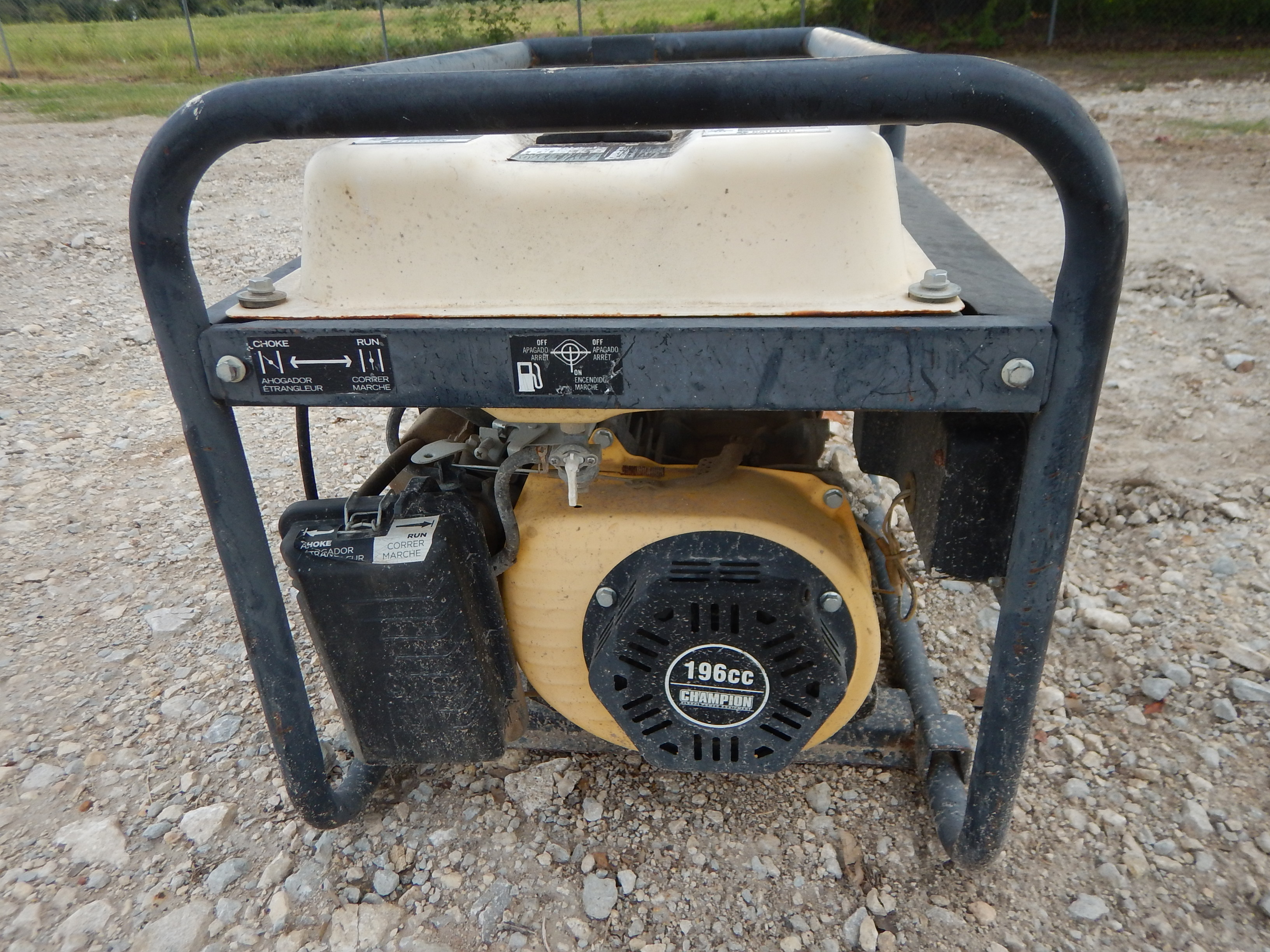 CHAMPION 46598 3,500 WATT GENERATOR- 3,500 WATT GENERATOR, 196 CC GAS ...