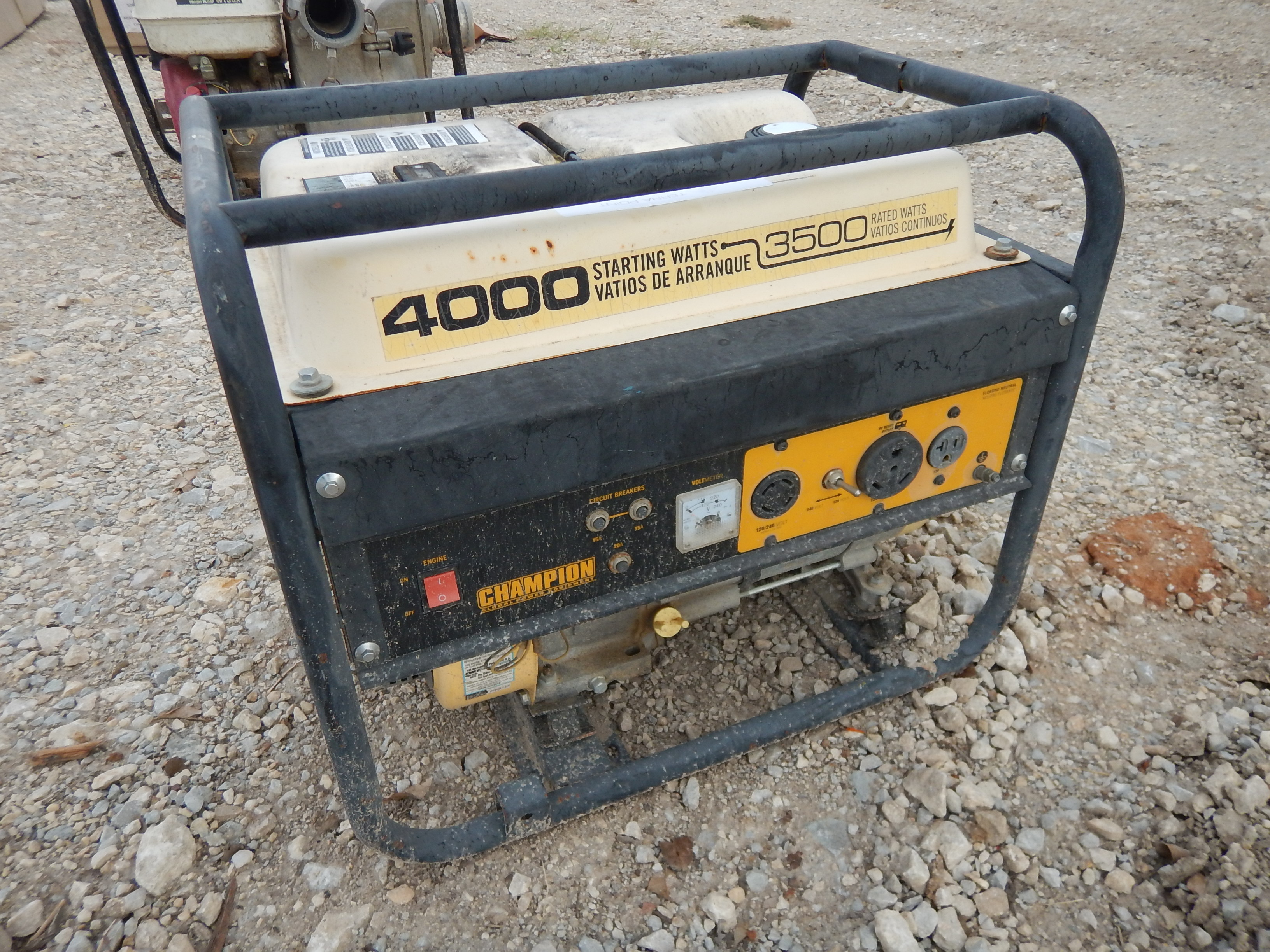 CHAMPION 46598 3,500 WATT GENERATOR- 3,500 WATT GENERATOR, 196 CC GAS