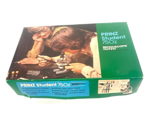 Prinz student 750z boxed microscope