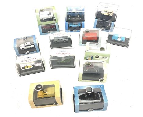 Selection of 16 Boxed Oxford automobile company die cast cars