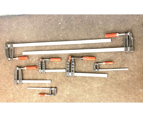 Selection of sash clamps, various sizes 