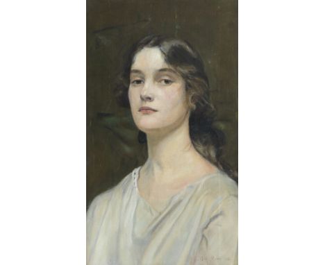 Andrew Reid (British, 1887-circa 1975)Portrait of a Lady signed and dated 'And. Reid 1921' (lower right)oil on canvas49.5 x 2