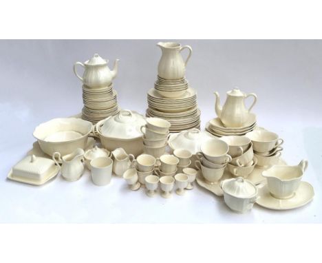 An Wedgwood 'Queen Shape' dinner service, approx. 110 pieces, to include tureens, plates, side plates, bowls, teacups, saucer