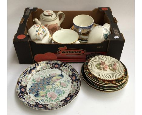 A mixed lot of ceramics to include Limoges, Royal Crown Duchy, Spode, Doulton etc 