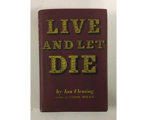 Fleming, Ian, 'Live and Let Die', London: The Reprint Society, 1956, first impression first edition, replacement cover, very 