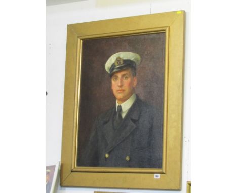 HENRY SCOTT TUKE (1858-1929), signed oil on canvas, dated 1923 "Portrait of Captain Robert Seton Hooke Henderson", (documente
