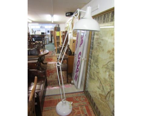 LIGHTING, industrial size, large angle poise lamp, 72" height 